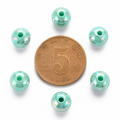 Opaque Acrylic Beads MACR-S370-D8mm-S035-1