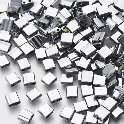 Electroplate Glass Seed Beads SEED-S023-44C-07-1