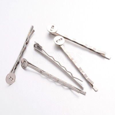Iron Hair Bobby Pin Findings X-IFIN-F086-01-1