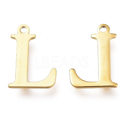PVD Vacuum Plating  304 Stainless Steel Charms STAS-H112-L-G-1