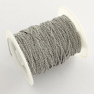 Tarnish Resistant Stainless Steel Cable Chains CHS-Q001-12-1