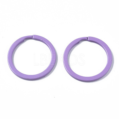 Spray Painted Iron Split Key Rings X-KEYC-S255-003-1