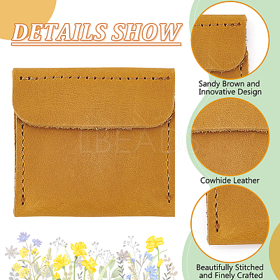 Cowhide Leather Jewelry Storage Bags ABAG-WH20003-04-1