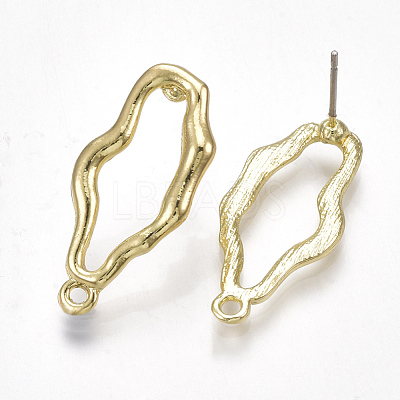 Alloy Stud Earring Findings PALLOY-T065-13-1