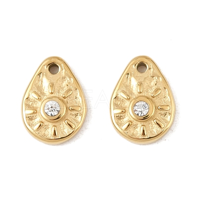 304 Stainless Steel Charms STAS-L022-543G-1