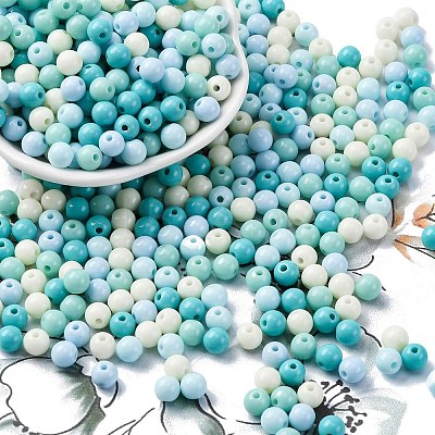 Opaque Acrylic Beads SACR-Q004-01C-1