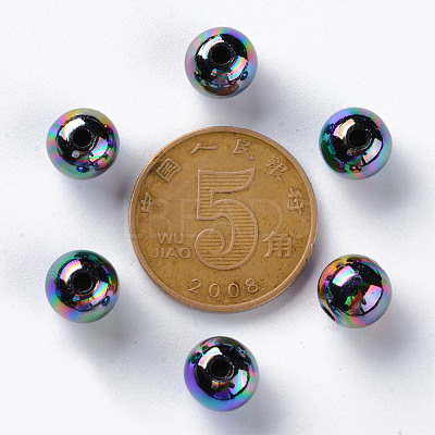 Opaque Acrylic Beads MACR-S370-D8mm-S002-1