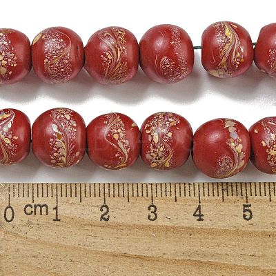 Handmade Lampwork Beads Strands BLOW-D006-07C-1