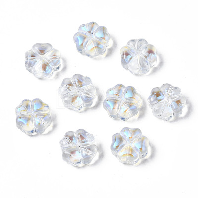 Transparent Glass Beads GLAA-N035-019-K01-1