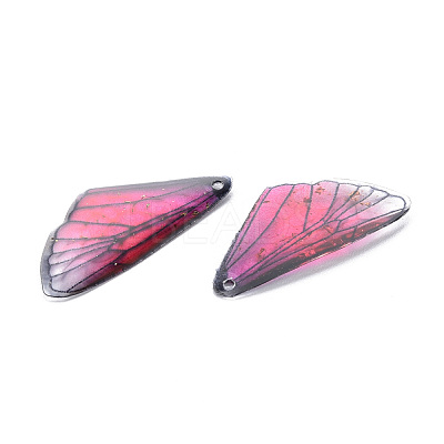 Transparent Resin Pendants RESI-Q216-001-1