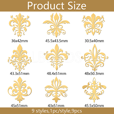 Nickel Decoration Stickers DIY-WH0450-141-1