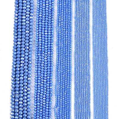Electroplate Glass Beads Strands LS-EGLA-A044-P8mm-A17-1