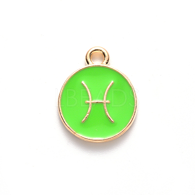 Alloy Enamel Pendants LS-X-ENAM-S124-01A-06H-1