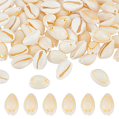 240G Natural Cowrie Shell Pendants BSHE-ME0001-07-1