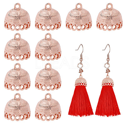 10Pcs Tibetan Style Alloy Pendant Bails FIND-CA0011-43RG-1
