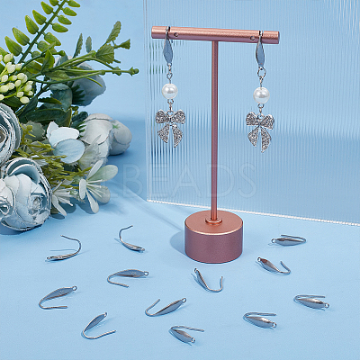80Pcs 316 Surgical Stainless Steel Earring Hooks STAS-UN0034-73-1