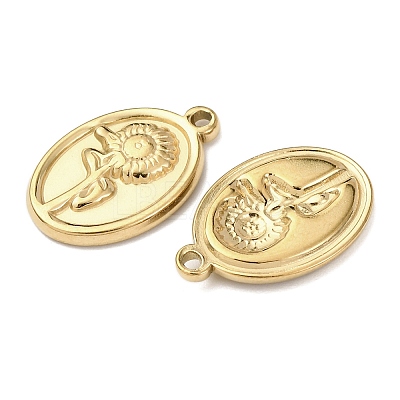 304 Stainless Steel Pendants STAS-I358-12G-05-1