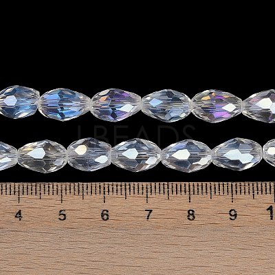 Transparent Electroplate Glass Beads Strands LS-EGLA-N013-T4mm-B01-1