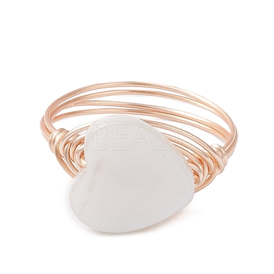 Natural Shell Finger Rings RJEW-TA00227-02-1