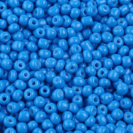 (Repacking Service Available) Baking Paint Glass Seed Beads SEED-C024-A-K17-1