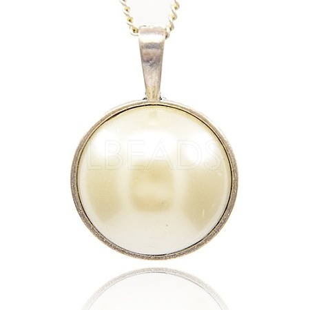 Tibetan Style Alloy Pendants PALLOY-J201-01AS-1