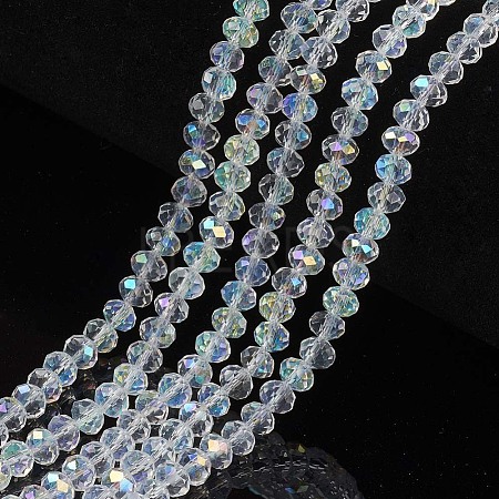 Electroplate Glass Beads Strands LS-EGLA-A044-T4mm-L19-1