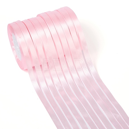 Breast Cancer Pink Awareness Ribbon Making Materials Valentines Day Gifts Boxes Packages Single Face Satin Ribbon RC10mmY004-1