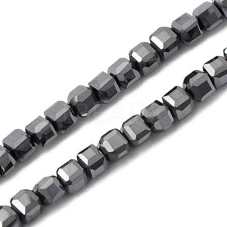 Synthetic Terahertz Stone Beads Strands G-H327-L03-02-1