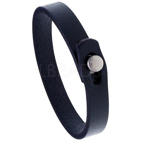 1Pc Punk Retro Ethnic Style Handmade Leather Bracelet Couple Literary Hand Strap Men BJEW-CL0001-02C-1