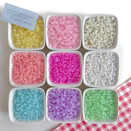 Imitation Jelly Acrylic Beads OACR-N138-08-1