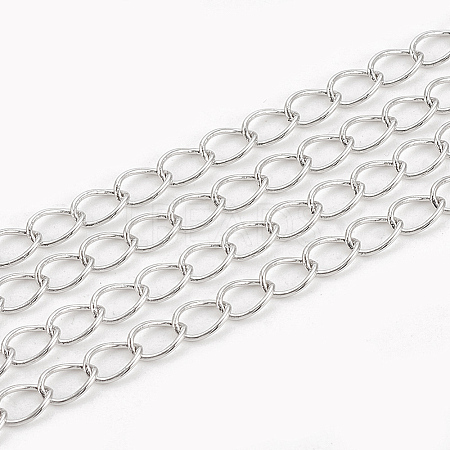 Soldered Brass Curb Chains CHC-S003-06P-1