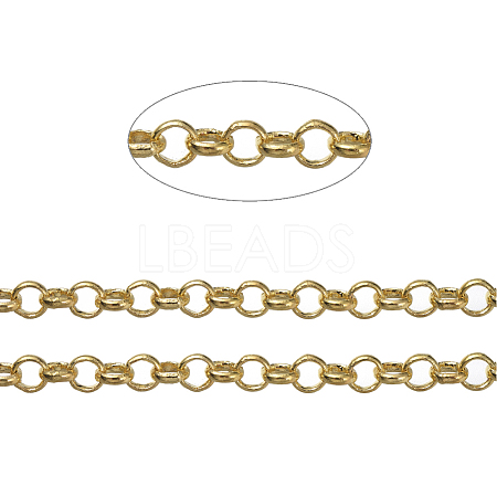 Brass Rolo Chains CHC-S008-002A-G-1