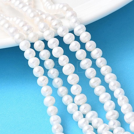 Natural Cultured Freshwater Pearl Beads Strands PEAR-I007-07O-05A-1
