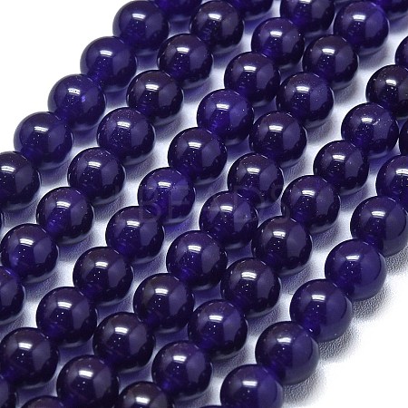 Natural Malaysia Jade Beads Strands G-L645-C01-12mm-07-1