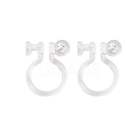 Silicone Clip-on Earring Findings FIND-K019-01C-1