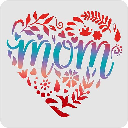 Plastic Reusable Drawing Painting Stencils Templates DIY-WH0172-388-1