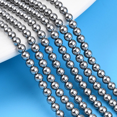 Baking Paint Pearlized Glass Pearl Bead Strands HY-N002-3mm-A01-1