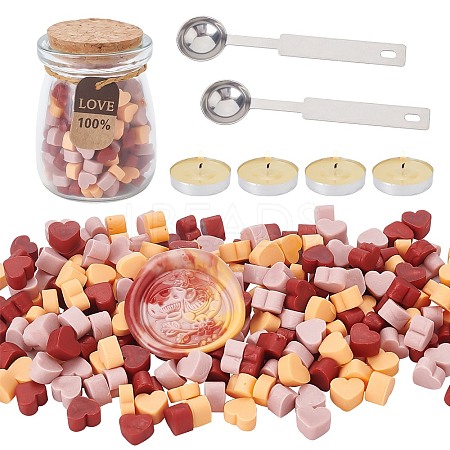 Sealing Wax Particles Kits for Retro Seal Stamp DIY-CP0003-60V-1