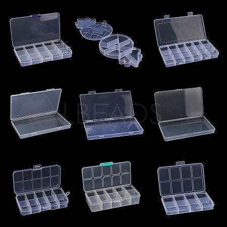 Plastic Grid Bead Containers CON-XCP0002-28-1