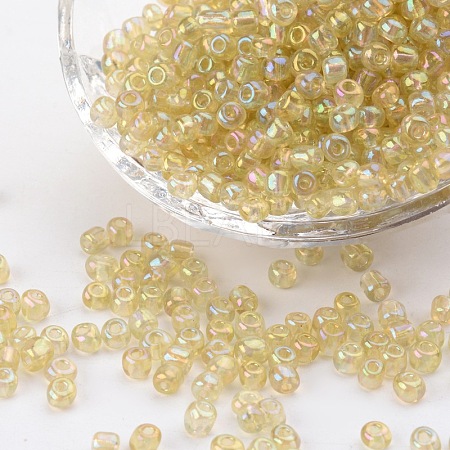 (Repacking Service Available) Round Glass Seed Beads SEED-C016-4mm-162-1