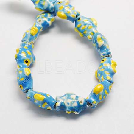 Handmade Porcelain Beads X-PORC-S446-05-1