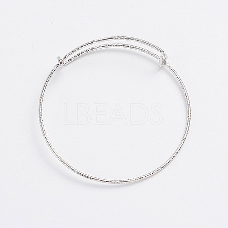 Adjustable Iron Bangle Making BJEW-TAC0003-01P-1