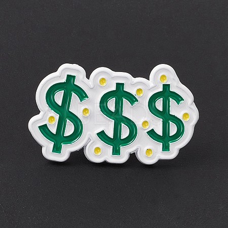 Dollar Money Enamel Pin JEWB-A005-10-07-1