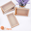 Foldable Creative Kraft Paper Box CON-WH0073-94-4