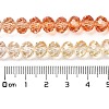 Transparent Painted Glass Beads Strands DGLA-A034-T8mm-A20-4