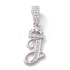 Eco-Friendly Brass Micro Pave Cubic Zirconia Pendants KK-K265-01P-J-1
