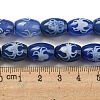 Blue Tibetan Style dZi Beads Strands TDZI-NH0001-C04-01-5