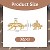 32Pcs Tibetan Style Alloy Pendants TIBEP-DC0001-54-2