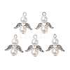 Acrylic Alloy Pendants PALLOY-JF02830-1