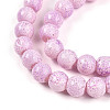 Transparent Baking Paint Glass Beads Strands DGLA-N009-10mm-02-4